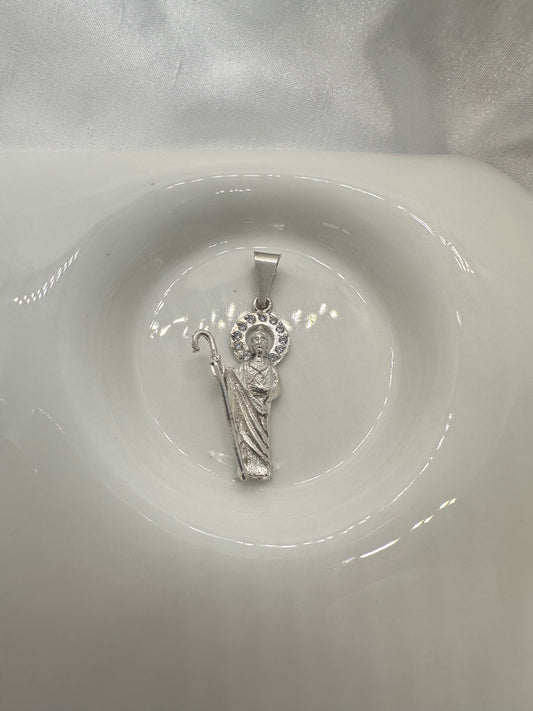 silver St. Jude Thaddeus pendant