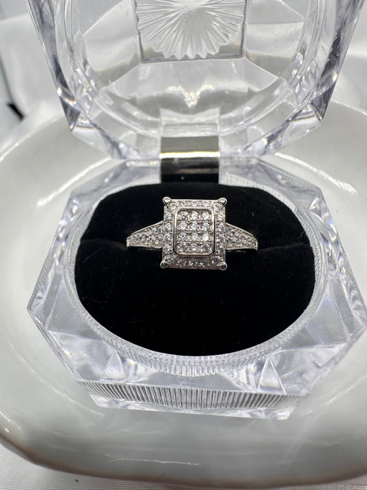 Engagement Silver Ring