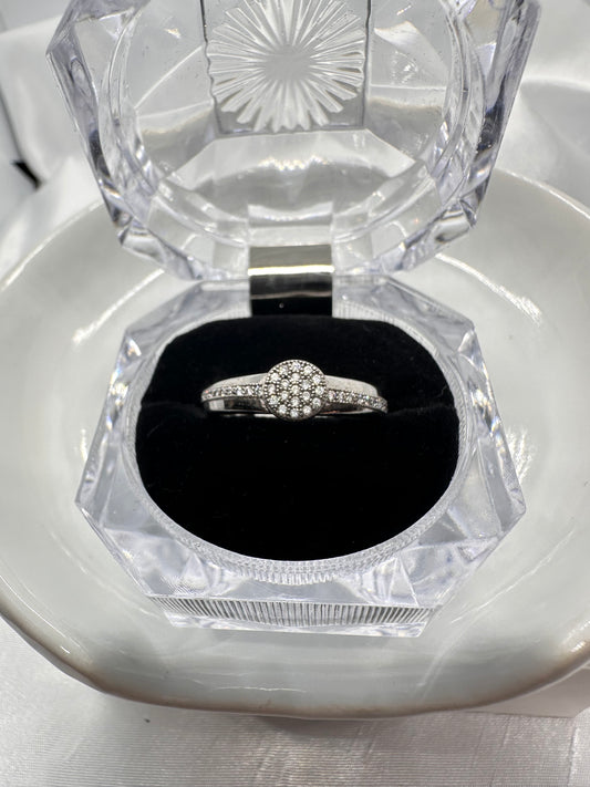 Engagement Silver Ring