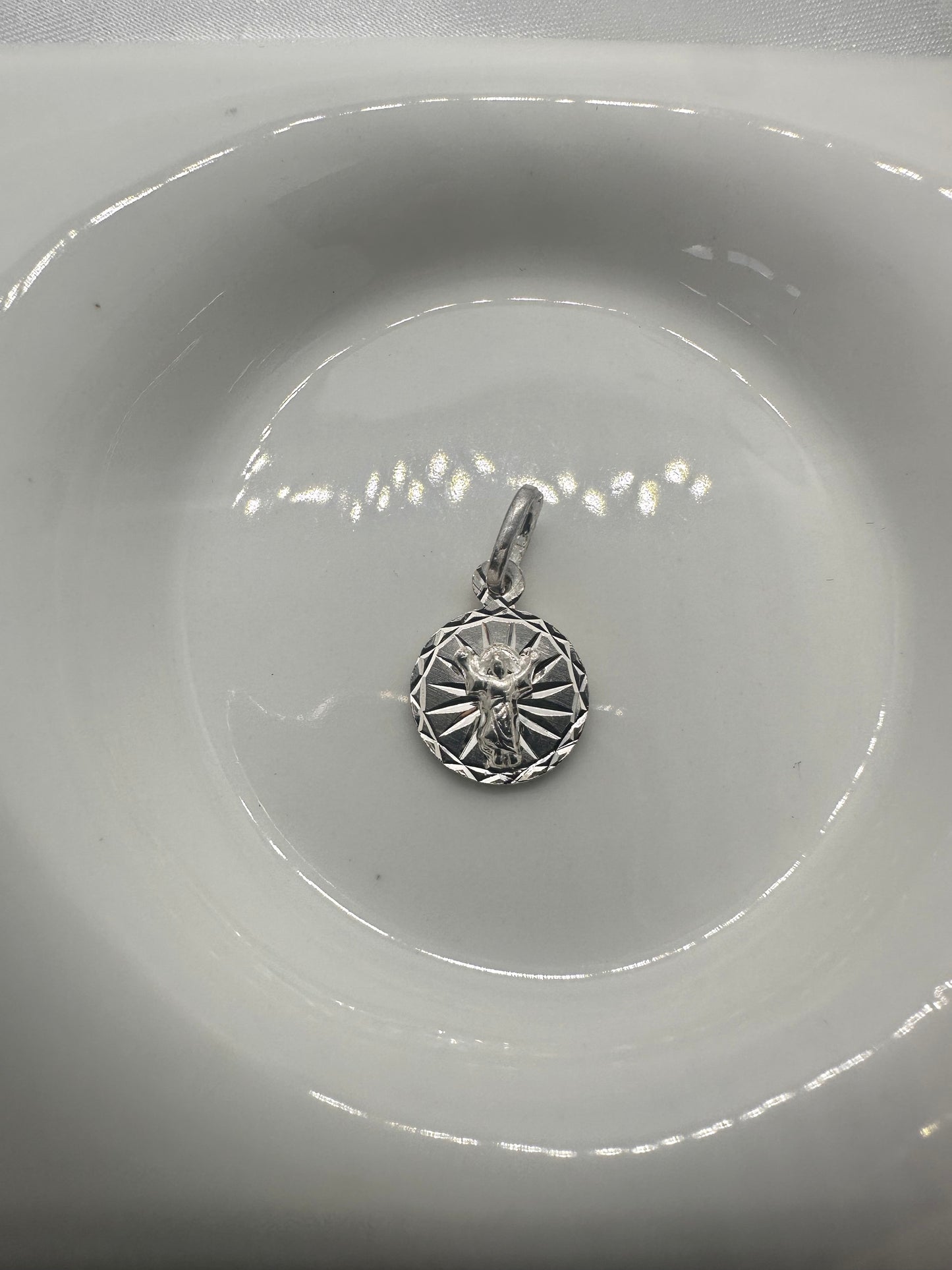 Baby Jesus Silver Pendant