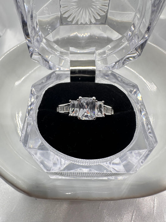 Engagement Silver Ring