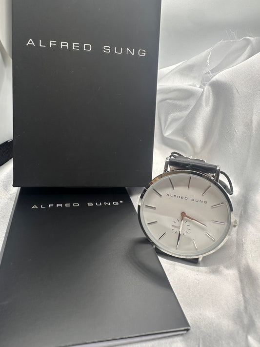 Slim Watch Silver / Black