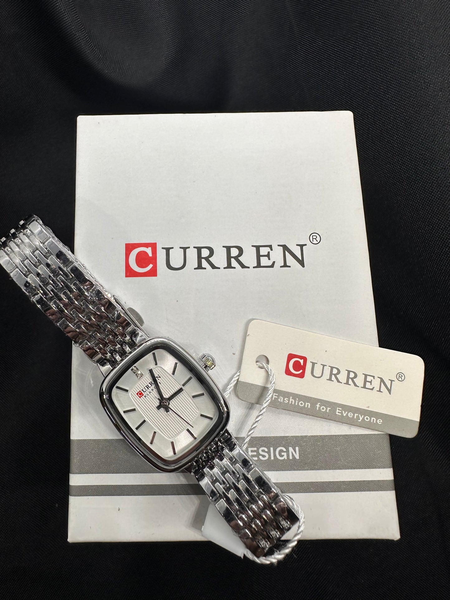 Curren Silver Rectangular