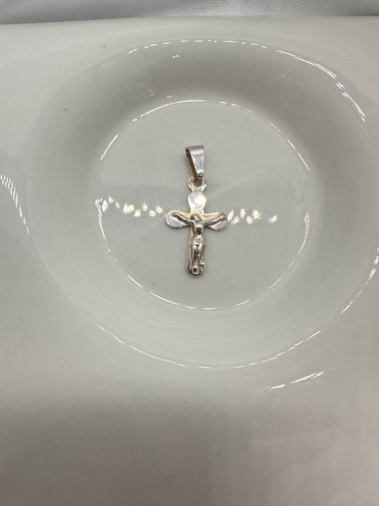 Silver Jesus Cross