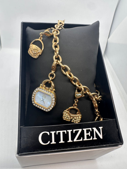 Citizen EcoDrive Charm Bracelet
