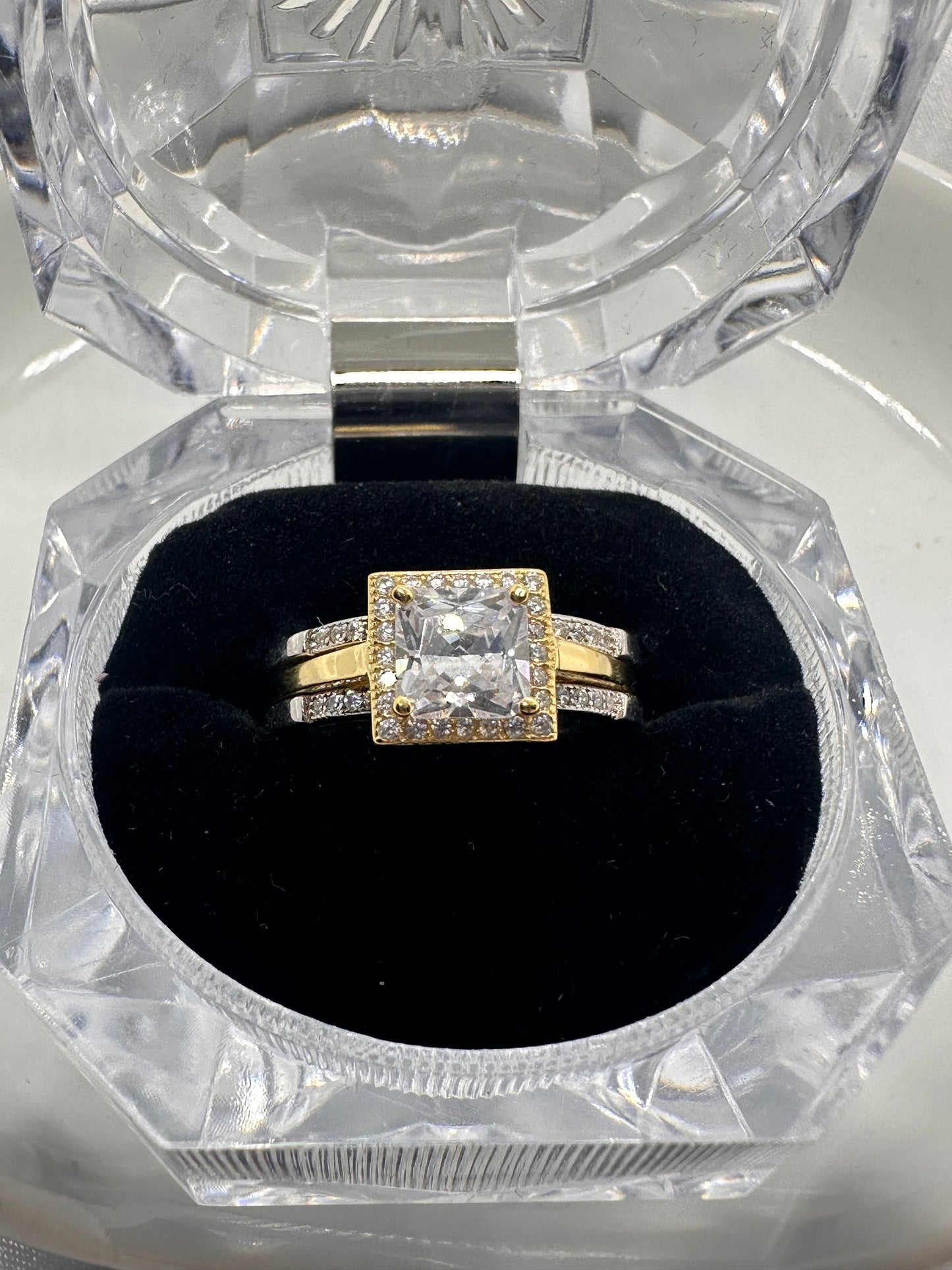 Insert Wedding Ring 2 Tones