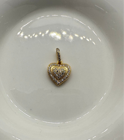 Heart Pave Charm