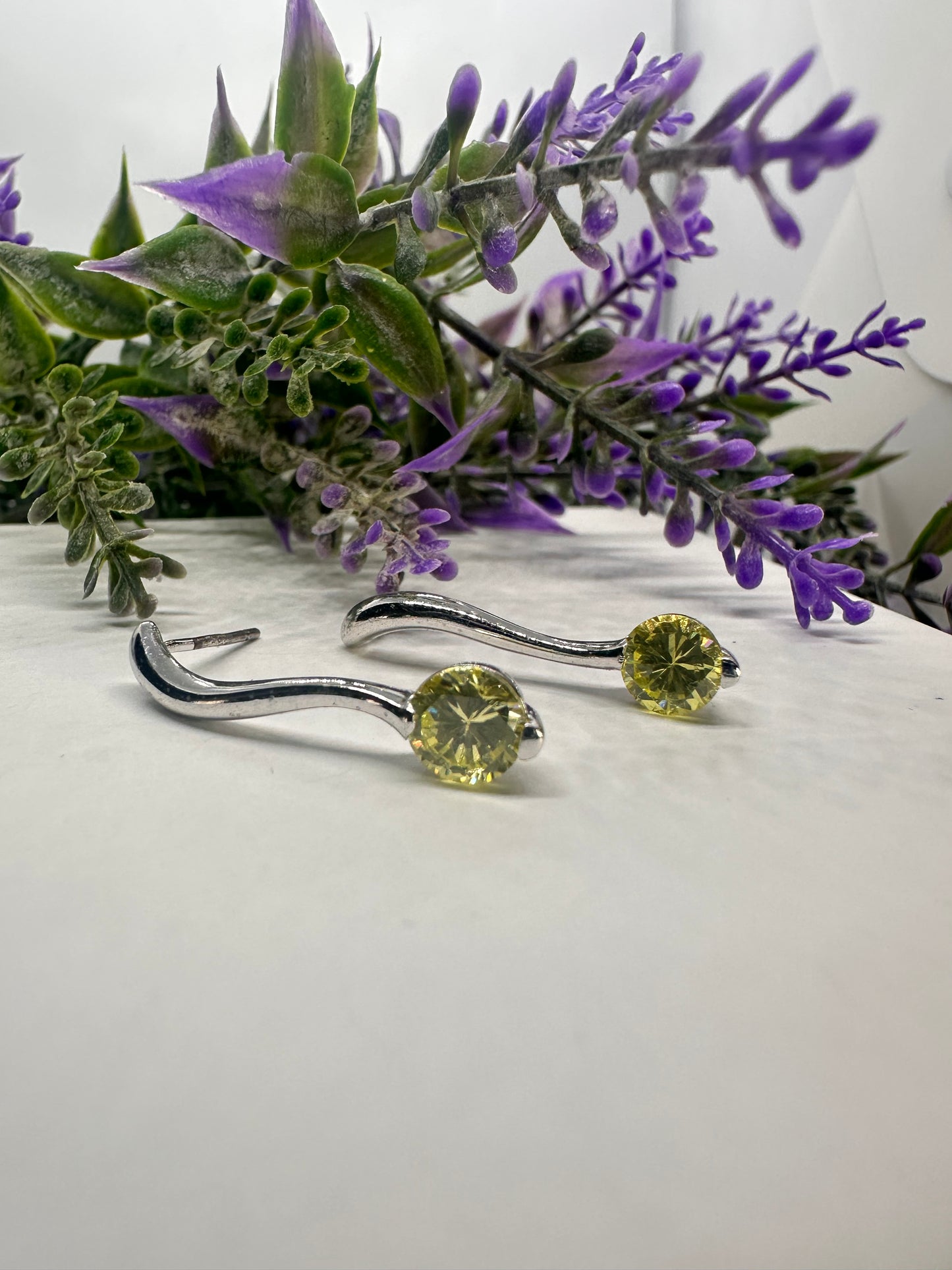 Green Earrings