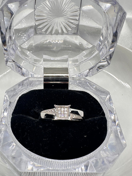 Engagement Silver Ring