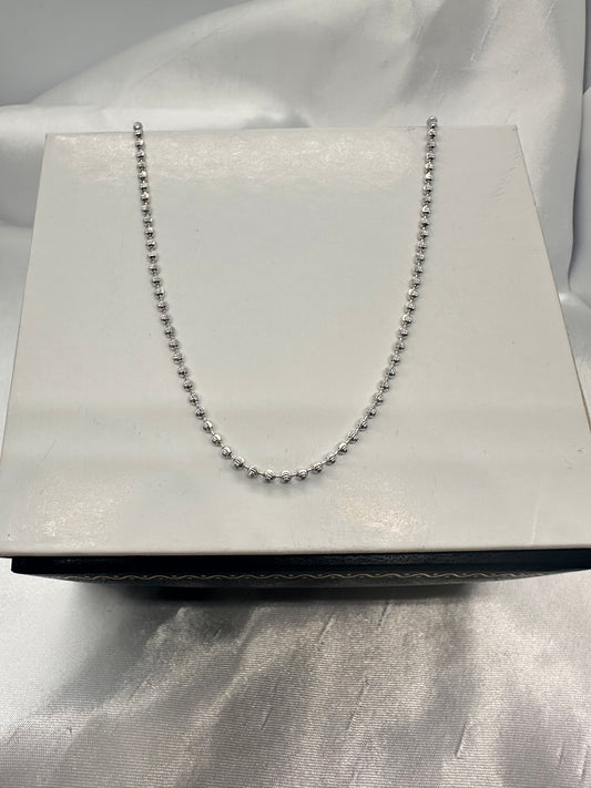 Ball Chain Silver