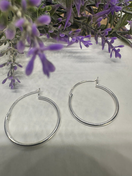 Silver Hoop