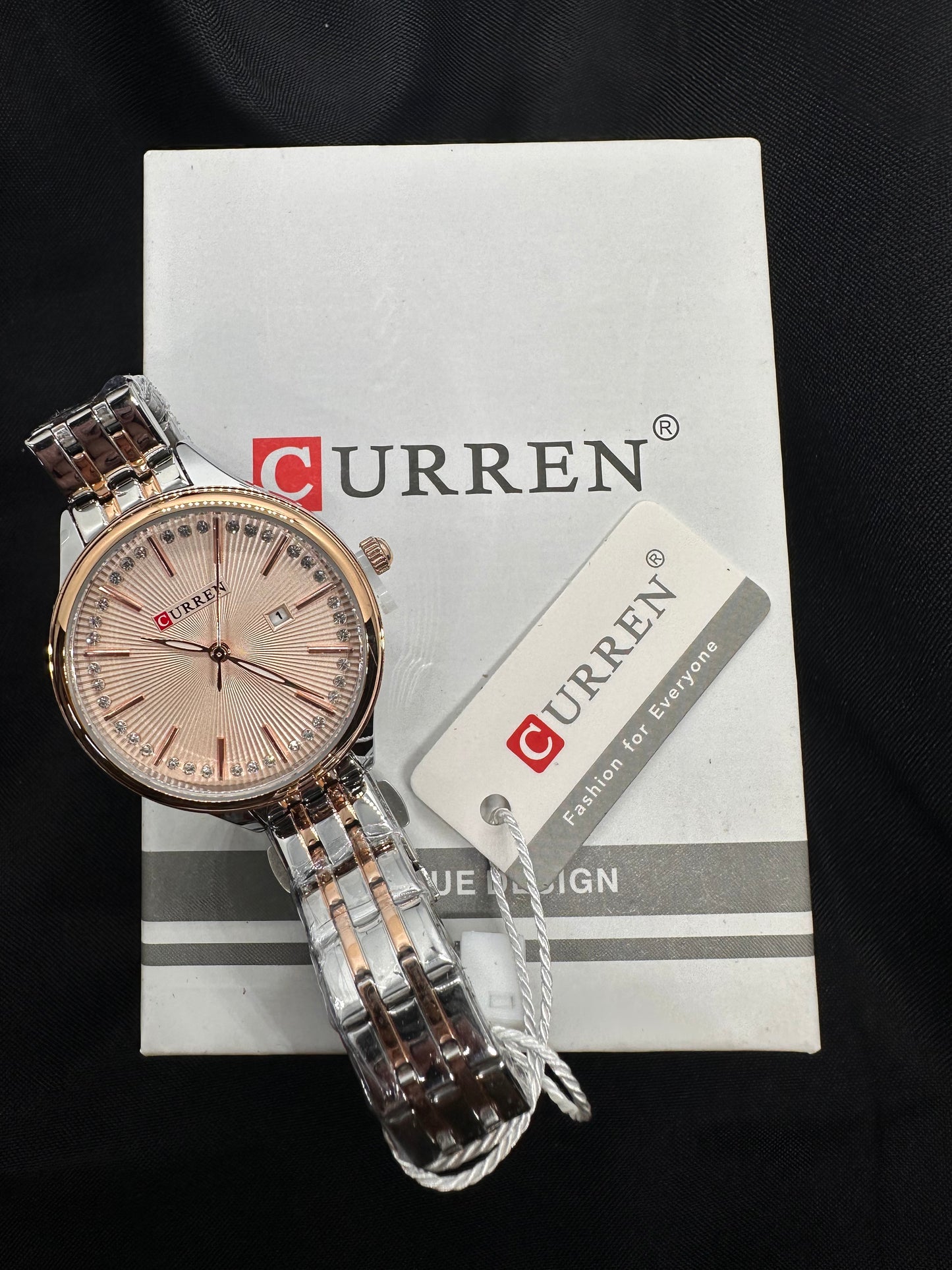 Curren Silver/ Rose Gold