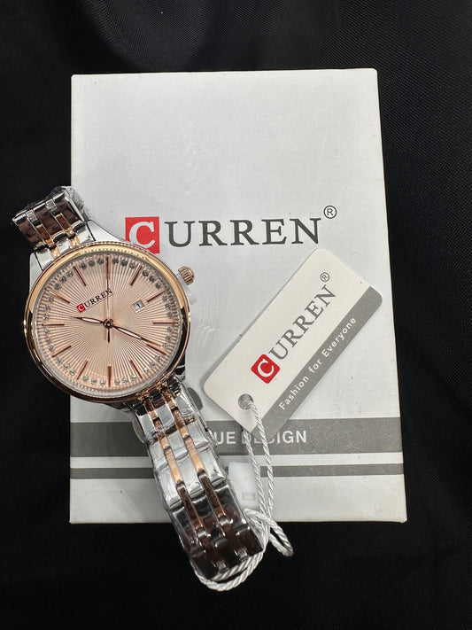 Curren Silver/ Rose Gold