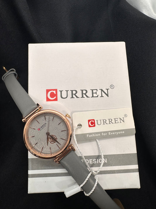 Curren Gold Rose/ Gray Leather