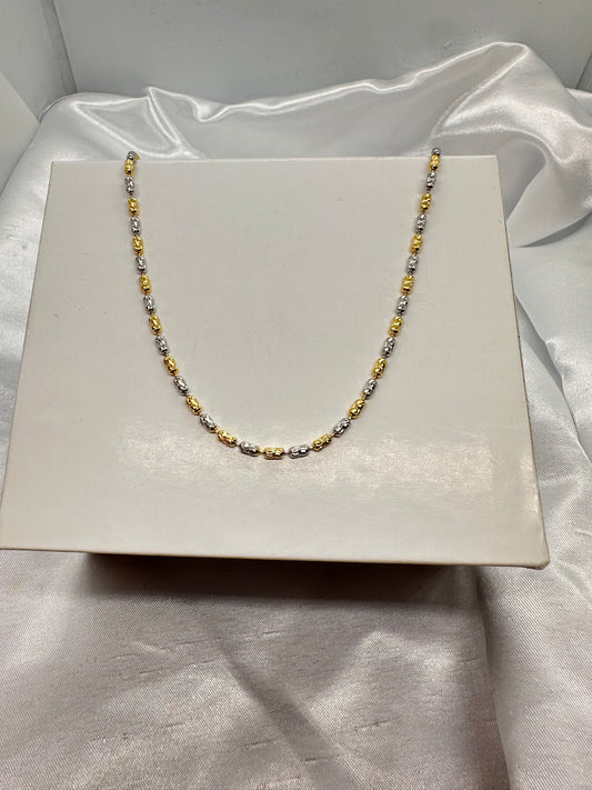 2 Tone Bead Chain 2mm