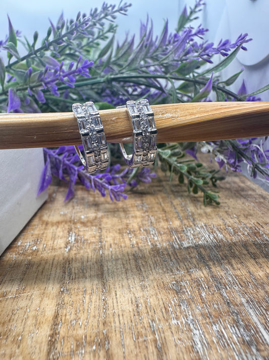 Silver Hoop Earrings