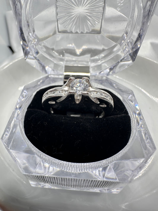 Engagement Silver ❤️Ring
