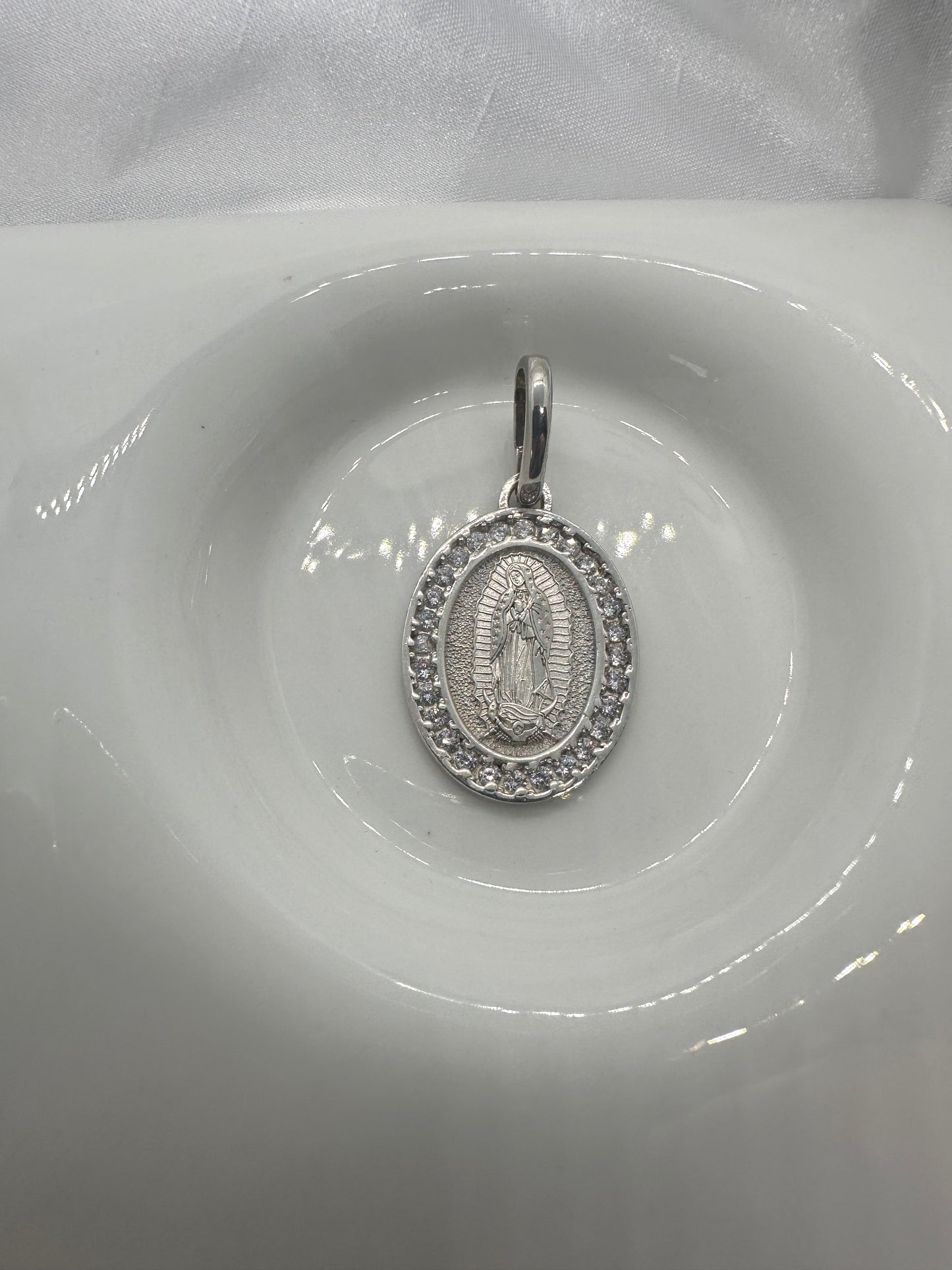 Guadalupe Silver Pendant
