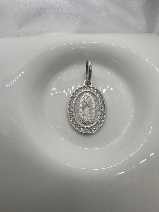 Guadalupe Silver Pendant