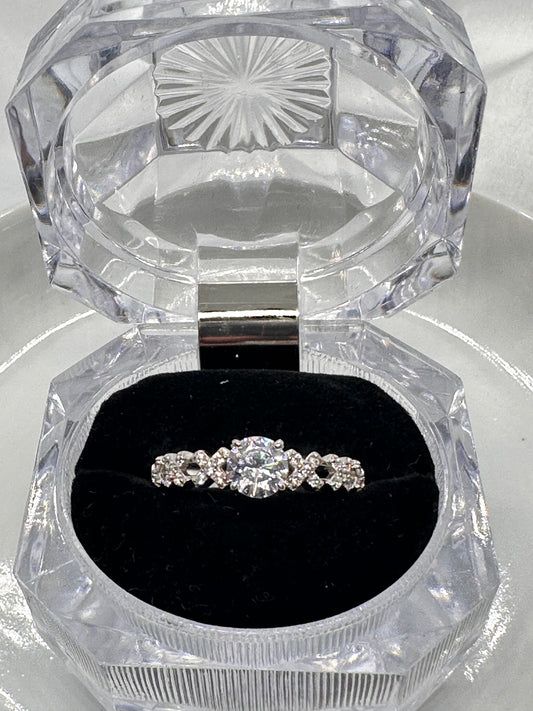 Silver Engagement Ring