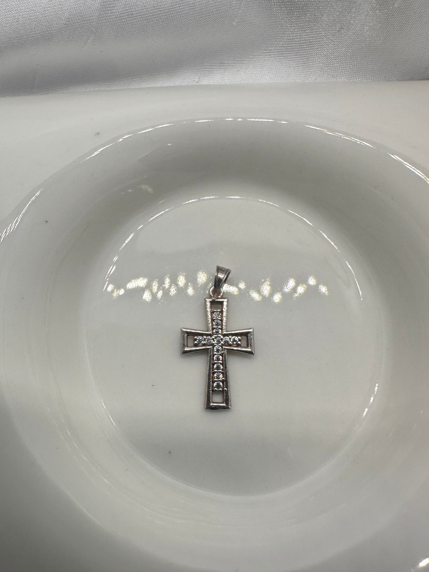 Stone Silver Cross