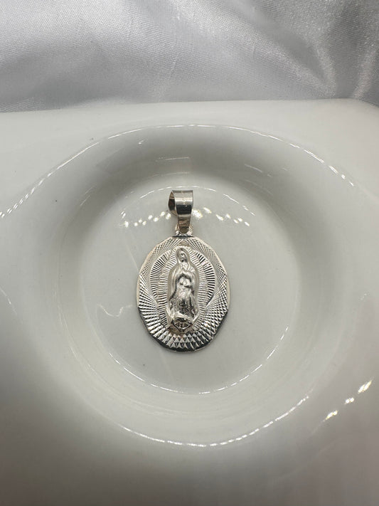 Guadalupe Silver Pendant