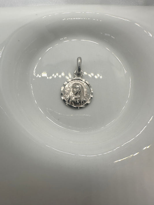 Guadalupe Silver Pendant