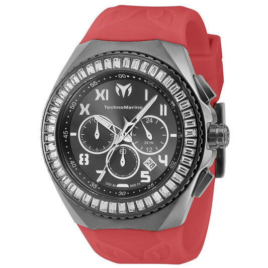 TechnoMarine Ocean Manta 48mm Red With Stones Unisex