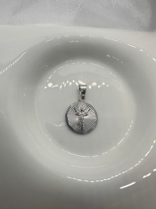 Baby Jesus Silver Pendant