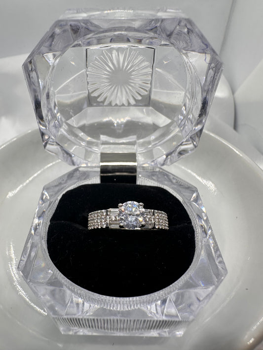 Engagement Silver Ring