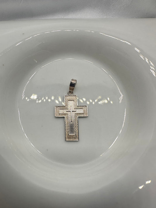 Silver Cross & Prayer
