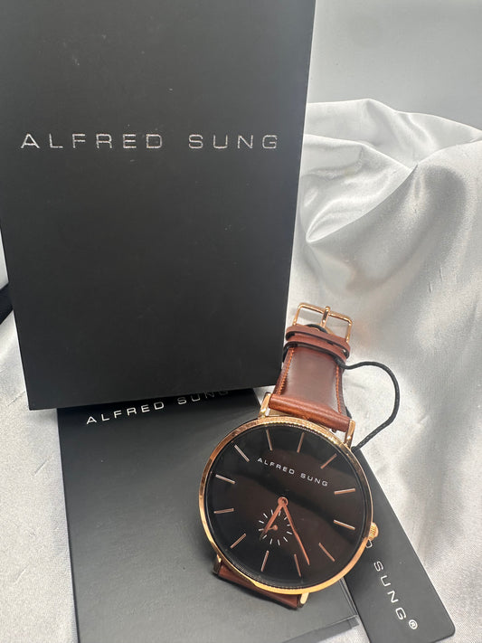 Slim Watch / Brown Leather