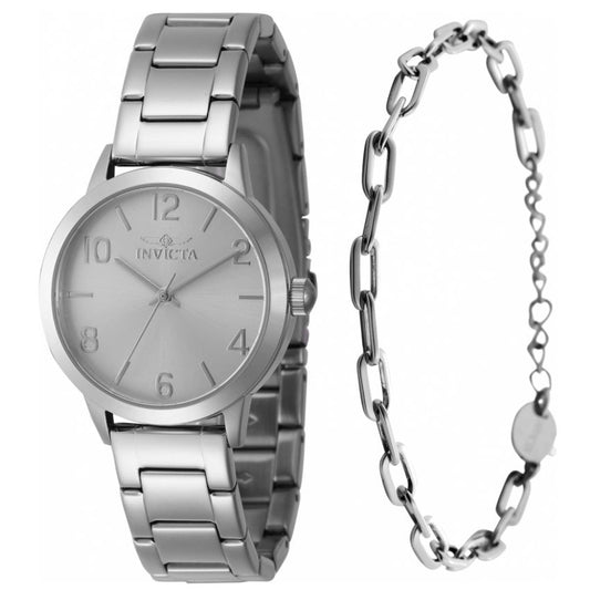 INVICTA INV47270 WOMEN’S WILDFLOWER SILVER BRACELET WATCH